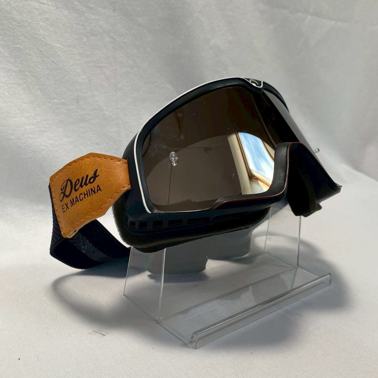 100%×Deus】Barstow/ゴーグル/ブラック/ヴィンテージスタイル/No