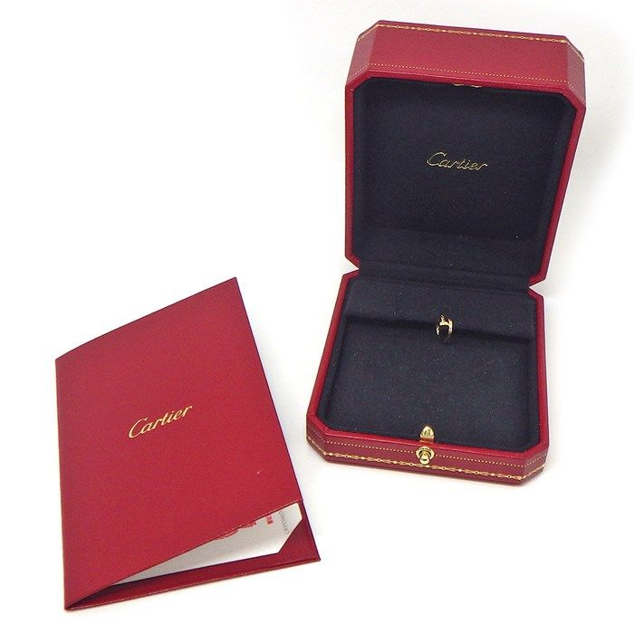 カルティエ Cartier ピアス ジュスト アン クル B8301446 釘モチーフ