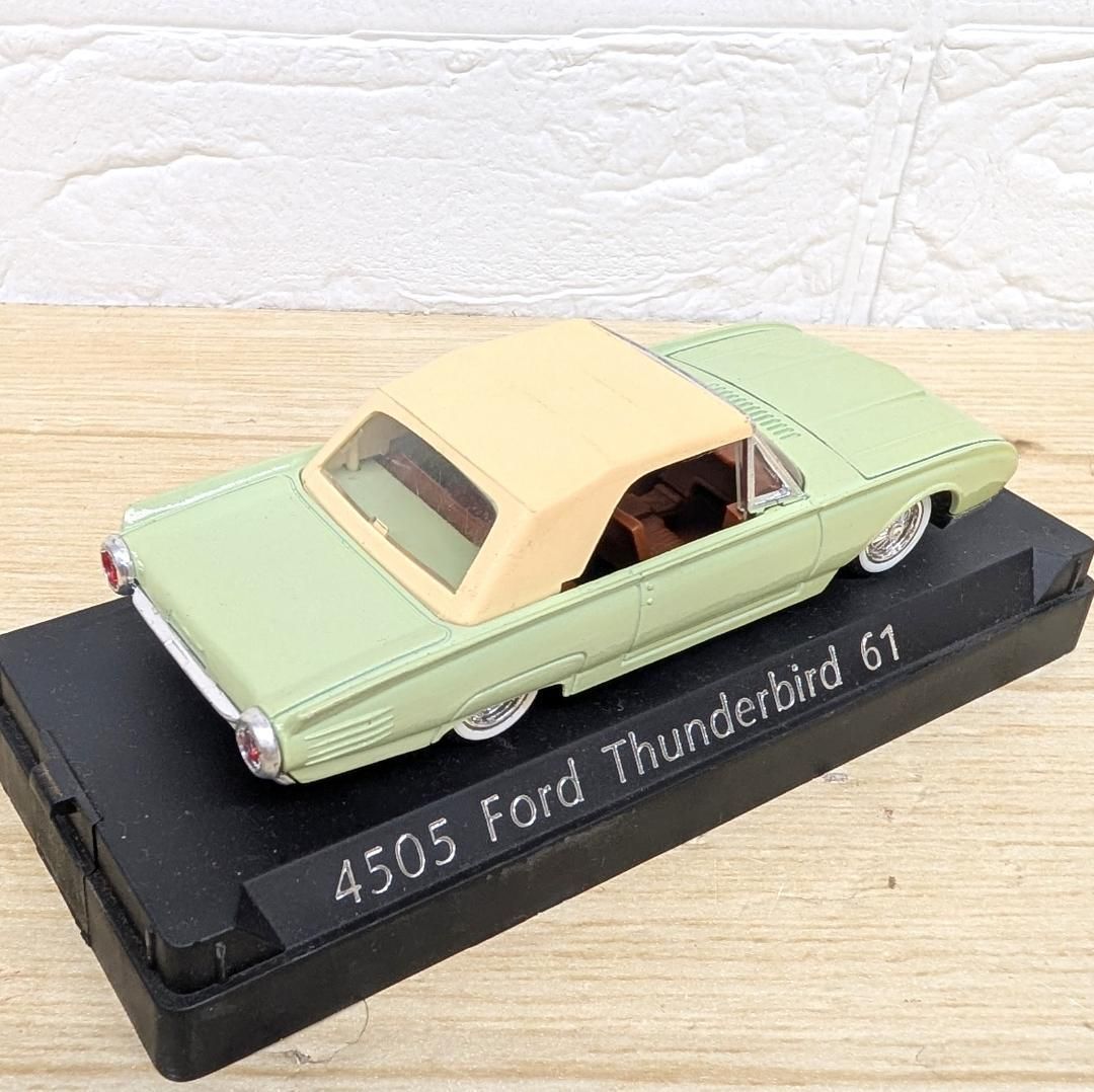 フォードサンダーバードsolido 4505 ford 61 フランス製　希少 フォードサンダーバードsolido 4505 ford 61 フランス製 希少 - メルカリ