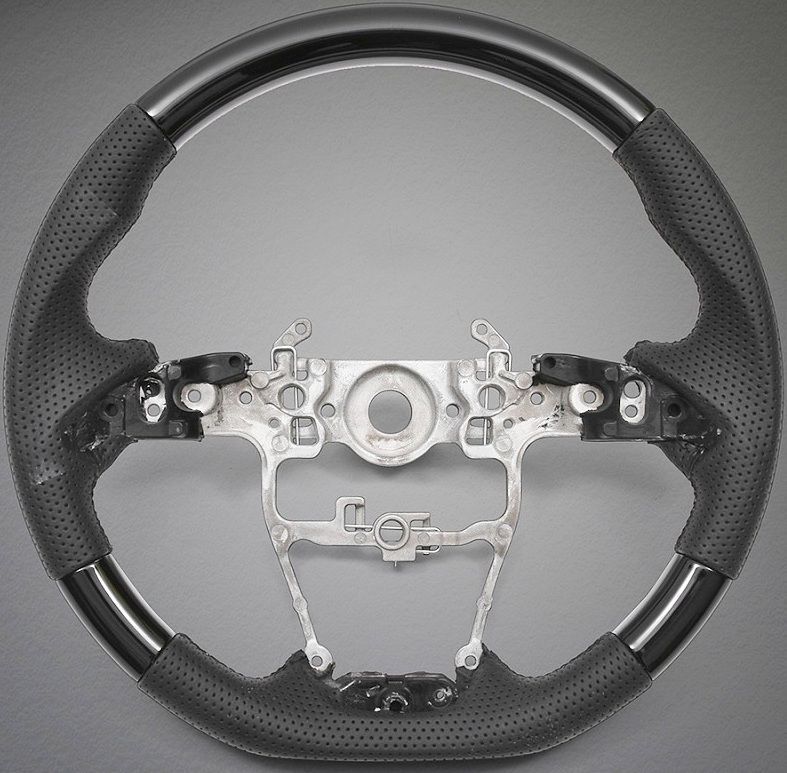 M s ヤリス MXPA10 KSP210 2020.2- LANBO オリジナル ガングリップ ステアリング ハンドル ピアノブラック ランボ 社外 パーツ 部品 インテリア 車内 内装 現行 カスタム コンビ YARIS LST266