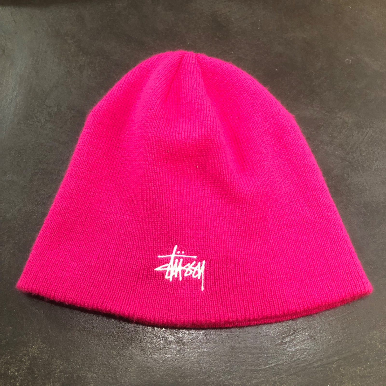 Stussy Basic Skullcap ベイシック 刺繍 ビーニー ニット帽