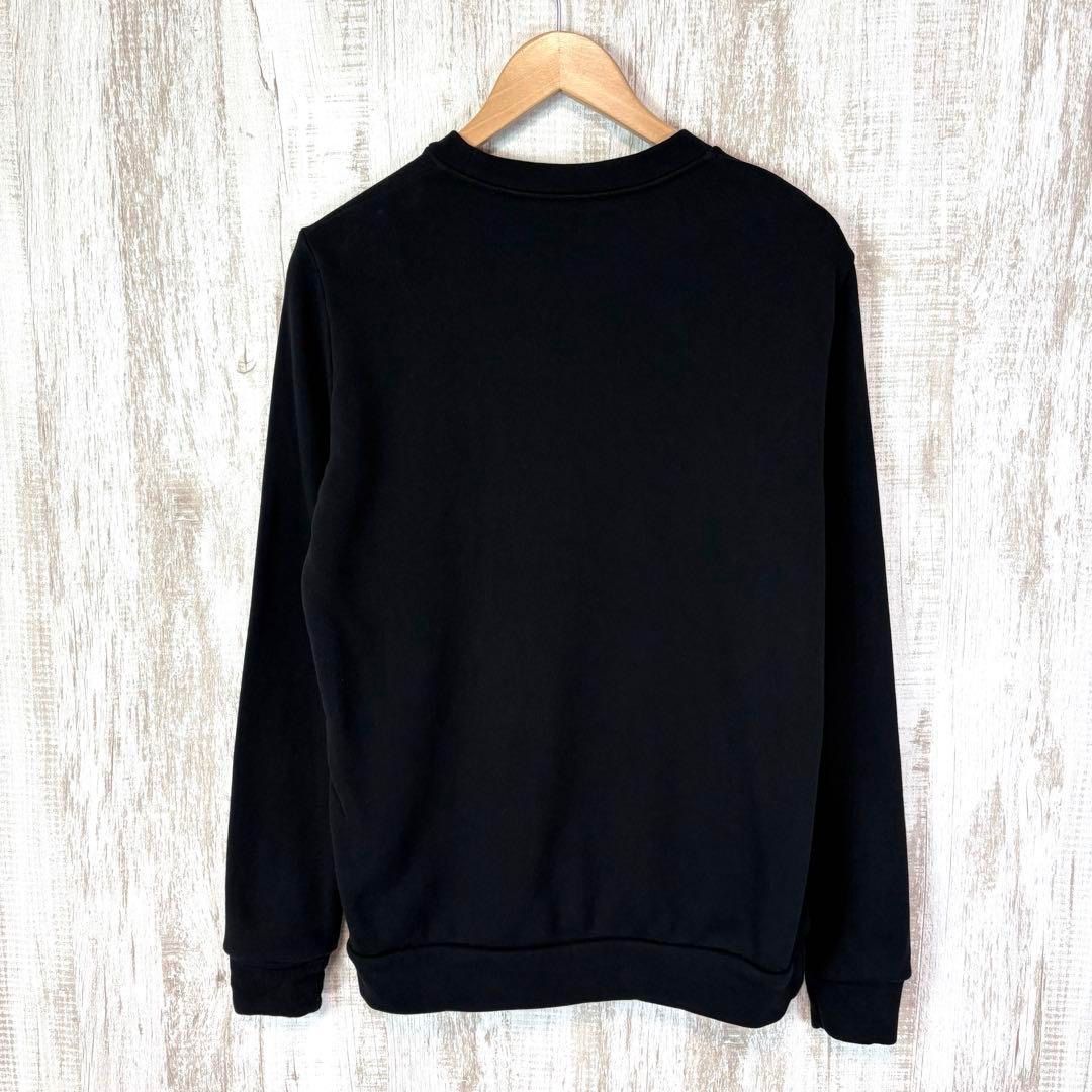 VERSACE ヴェルサーチ ヴェルサーチェ ストーン ゴールド メドゥーサ ビッグロゴ トレーナー プルオーバー ブラック