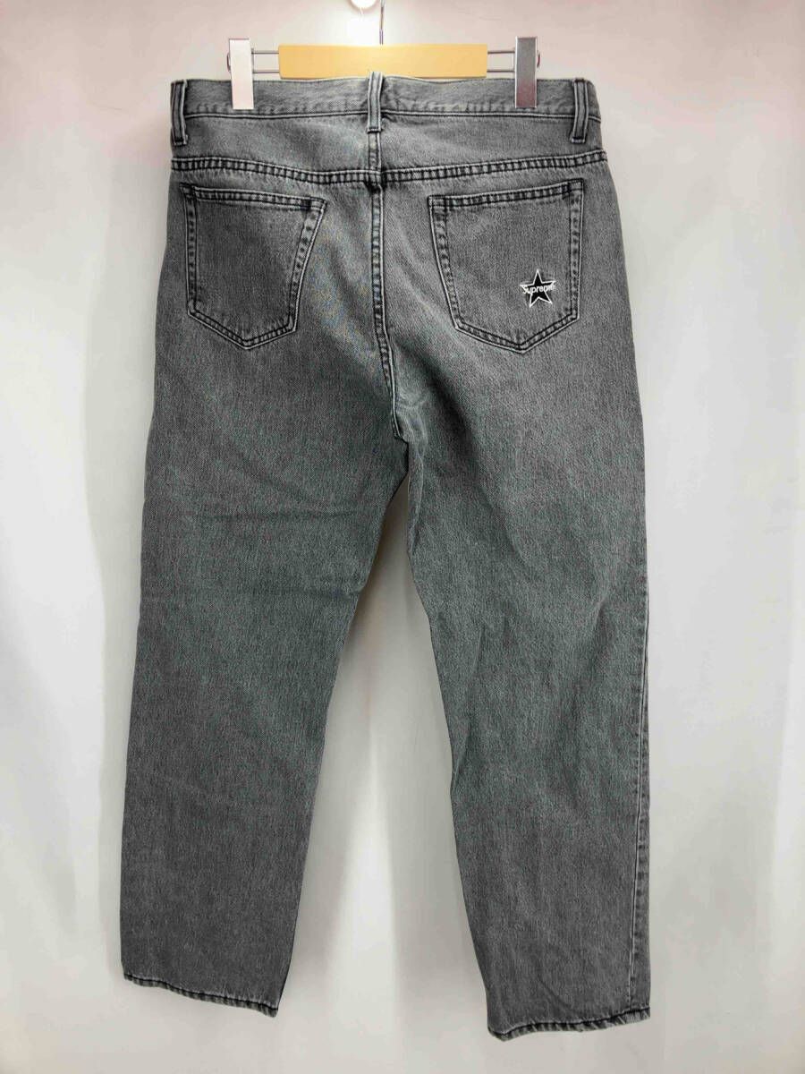 Supreme Regular Jean black star サイズ32 ☆ Supreme シュプリーム Regular Jean Washed Black star