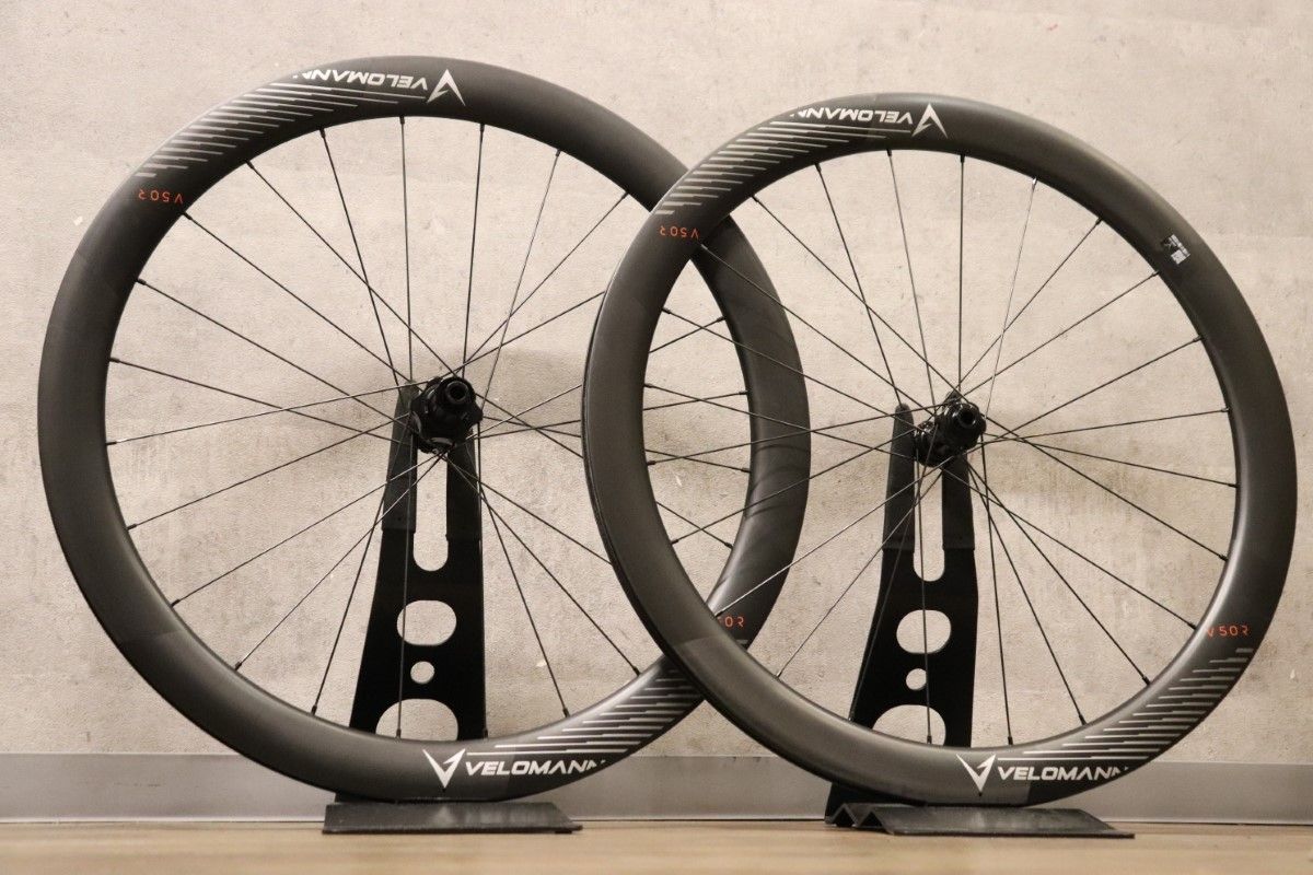 【れそな】Velomann Carbon55mmホイール ヴェロマーン Velomann V50R Carbon カーボン チューブレスレディ