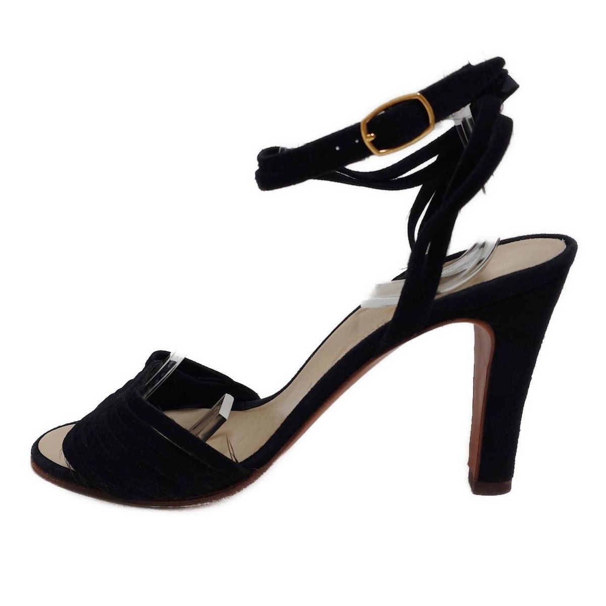 ROGER VIVIER エスライディーヴィヴレザーミュールサンダル ブラック Woman スライディー ヴィヴ レザー ミュール