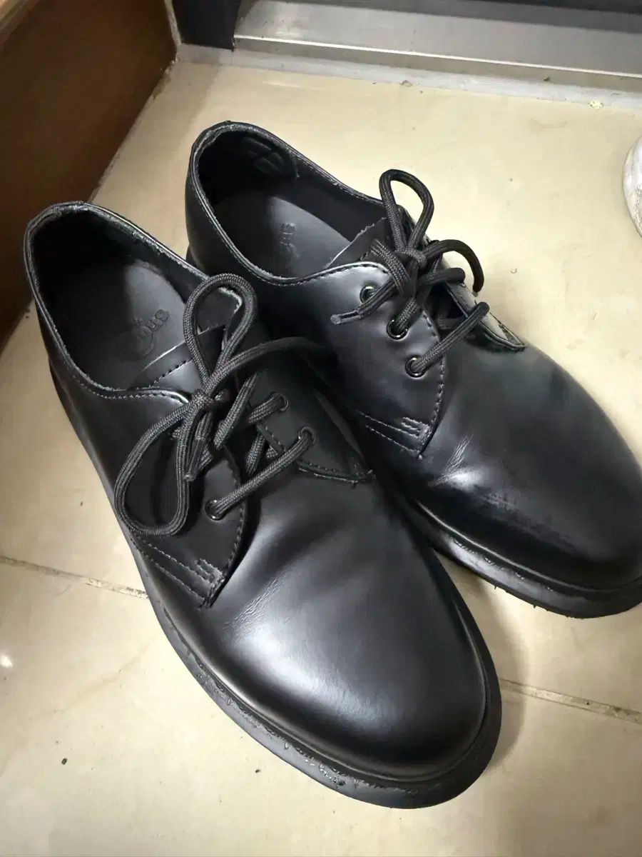 DR. MARTENS ドクターマーチン モノ 1461 ブラック THE B ドビ シューズ 250
