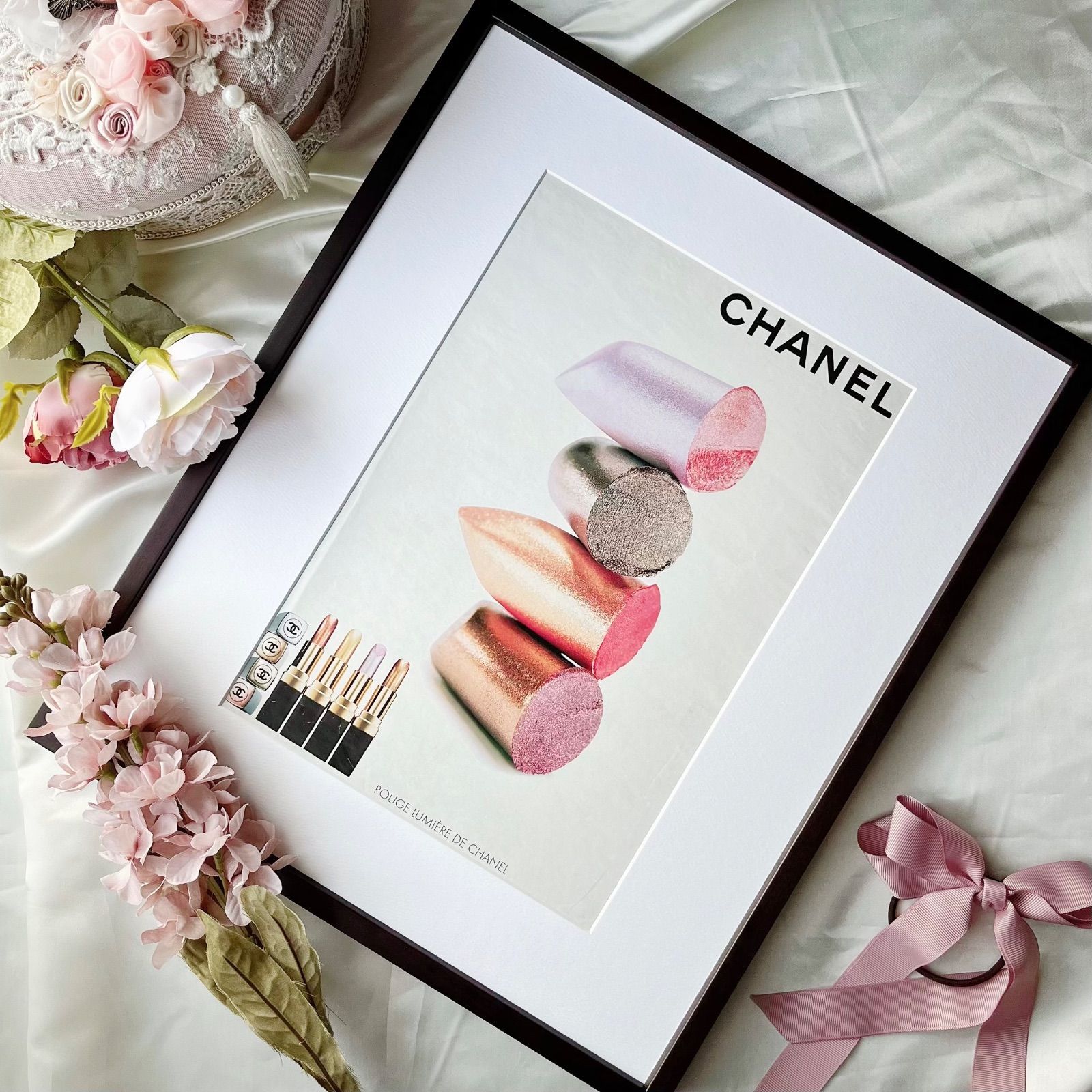 シャネル（CHANEL）ビンテージ（ヴィンテージ）アドバタイジングポスター額付 シャネル（CHANEL）ビンテージ（ヴィンテージ）アドバタイジング
