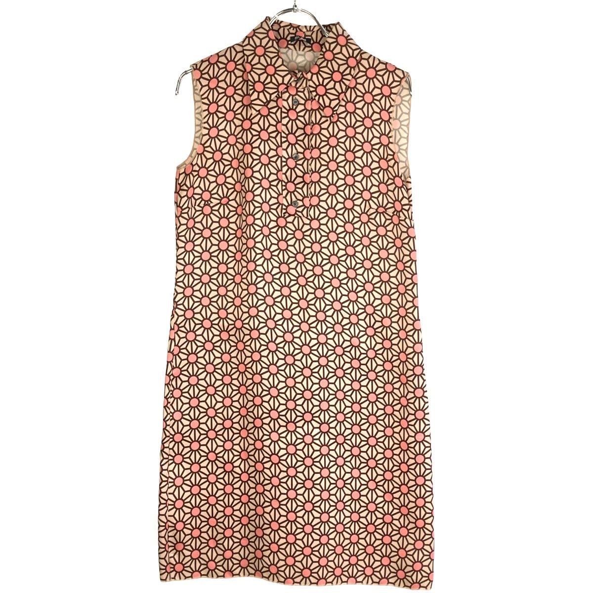 JIL SANDER NAVY ジル サンダーネイビー ノースリーブシルクワンピース 