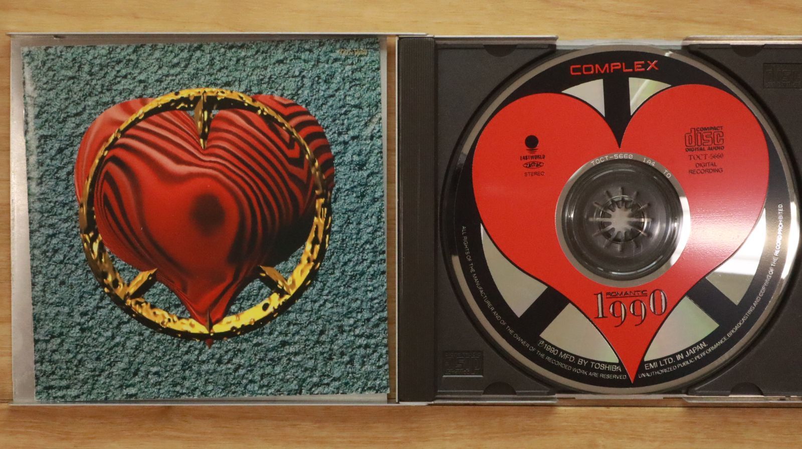 国内盤CD☆コンプレックス/COMPLEX□ ROMANTIC 1990 【TOCT5660