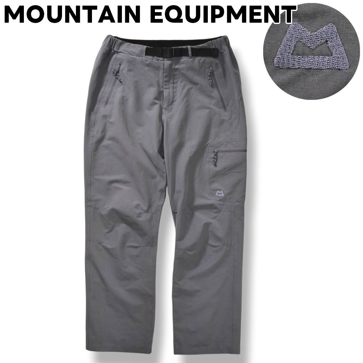 快適 マウンテンイクイップメント MOUNTAIN EQUIPMENT ストレッチ アウトドア クライミングパンツ トレッキング キャンプ タウンユース 普段使い M グレー メンズ