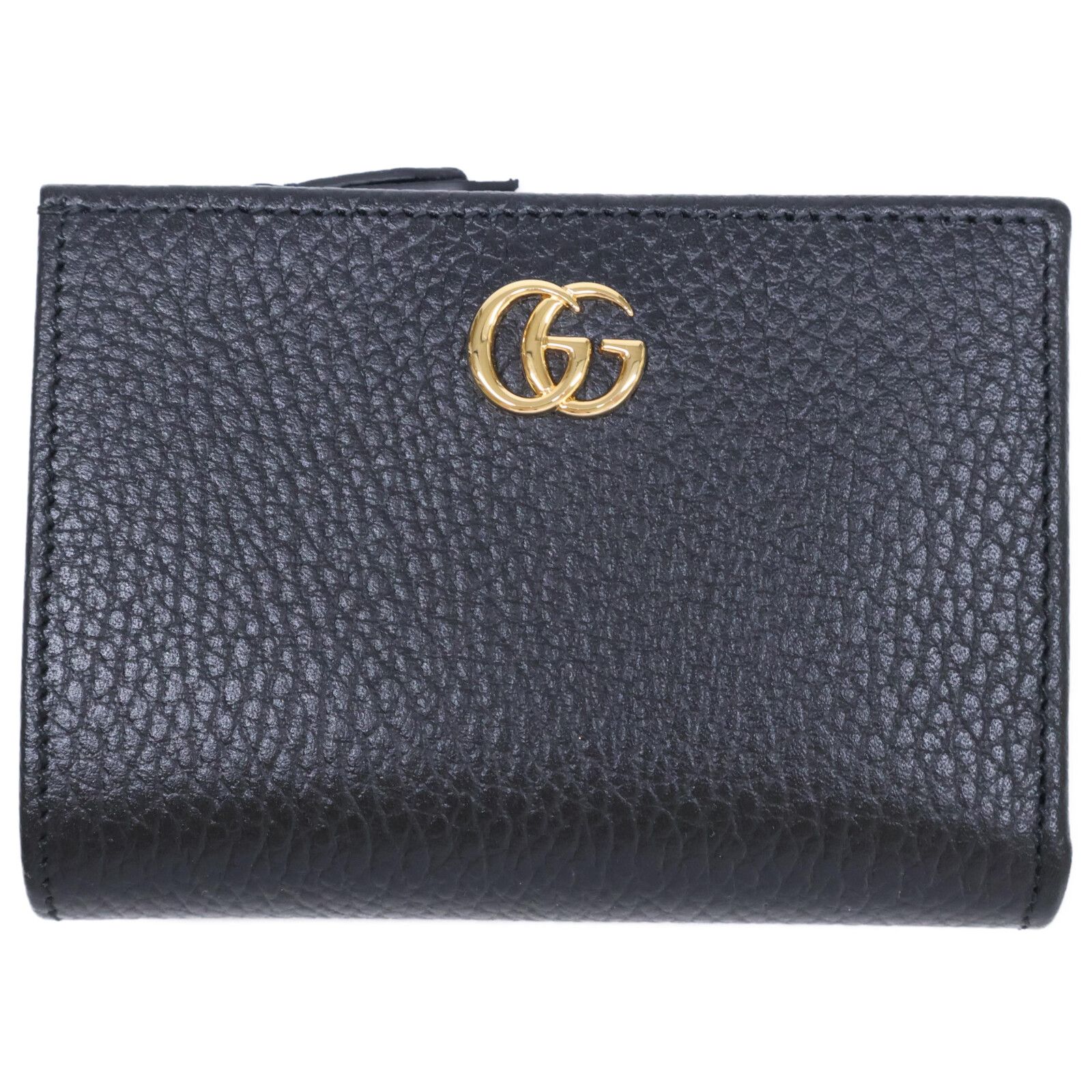 グッチ 772738 レザー ダブルG 二つ折り財布 GUCCI 美品 お買い得 GUCCI グッチ 【新品同様】772738 日本限定 ダブルG 二つ折り