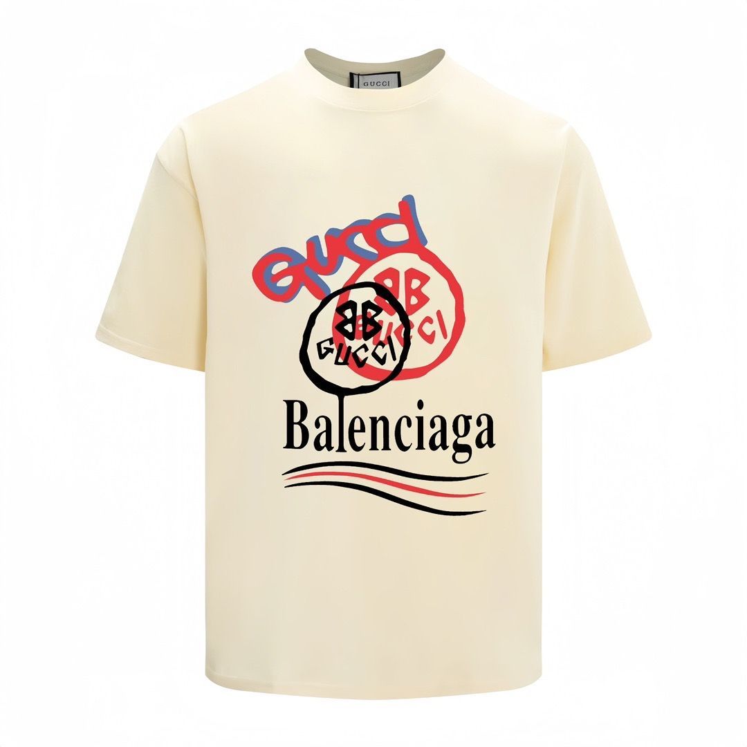 2024新品 グッチ バレンシアガ GUCCI BALENCIAGA 半袖Tシャツ - メルカリ