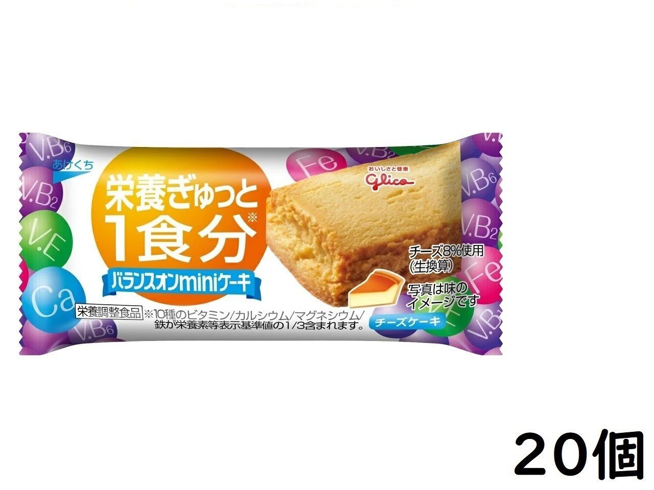 熱販売 グリコ 毎日果実 毎日果実 フルーツたっぷりのケーキバー (栄養 80個セット (9×12)108入 クッキー・焼き菓子