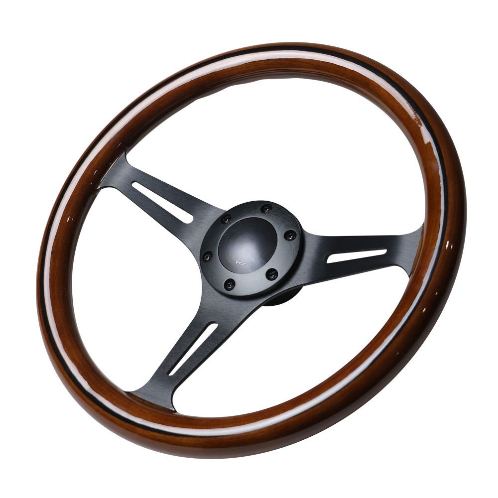 Deporacing リアルウッドステアリング 35φ N35WB