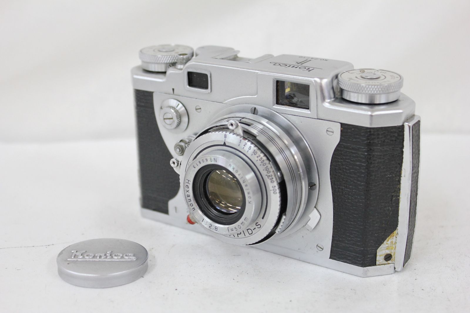 品 コニカ Konica II 24x36 Hexanon 50mm F2.8 レンジファインダー カメラ M6044