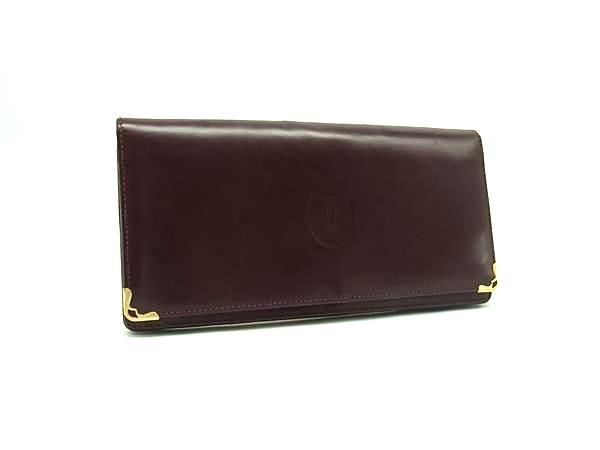 Cartier カルティエ マストライン レザー 二つ折り 長財布 ウォレット
