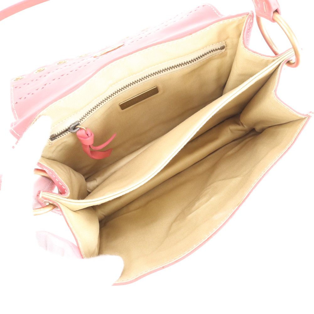 美品 ミュウミュウ レザー 2WAY ショルダーバッグ 肩掛け トート  