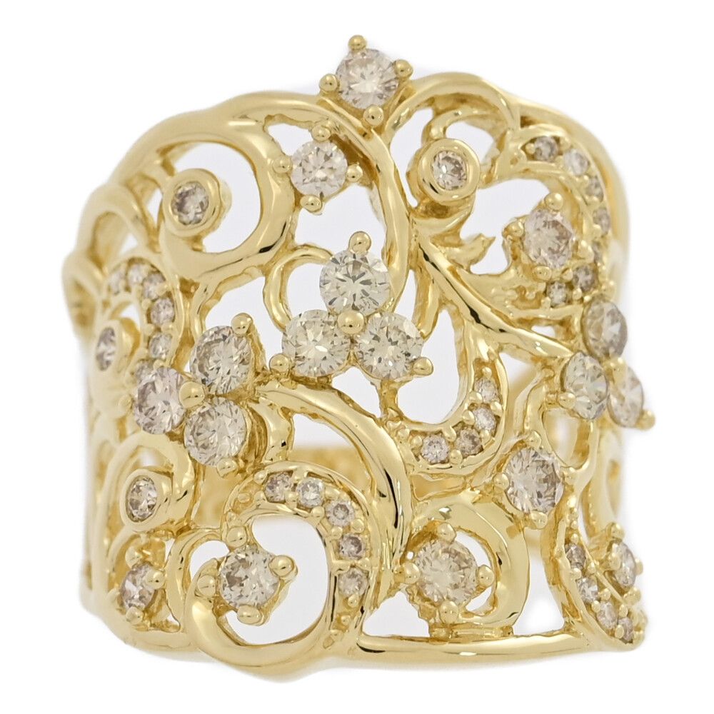 0.9ct|透かしデザイン ダイヤモンド