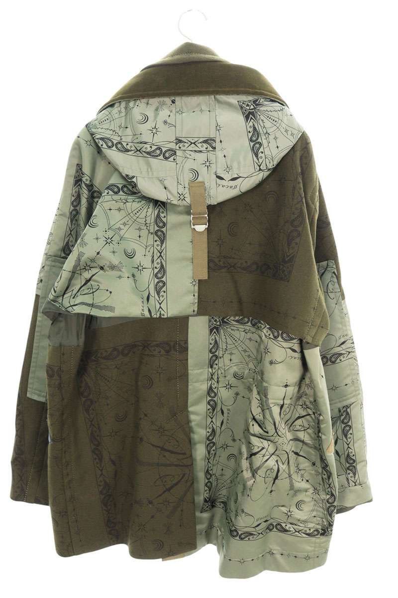 サカイ 20AW 20-02327M Dr.Woo Bandana Print Coat バンダナ サカイ 20AW 20-02327M Dr.Woo Bandana Print Coat バンダナ