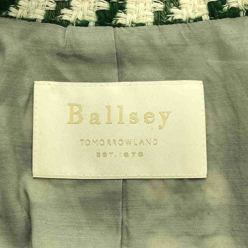 Ballseyハウンドトゥースツイード ジャンプスーツボールジートゥモローランド Ballseyハウンドトゥースツイード ジャンプスーツボールジー