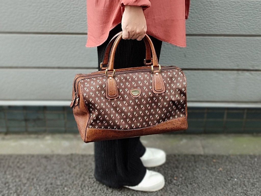 良品☆グッチ 2WAY ショルダーバッグ ミニボストンバッグ