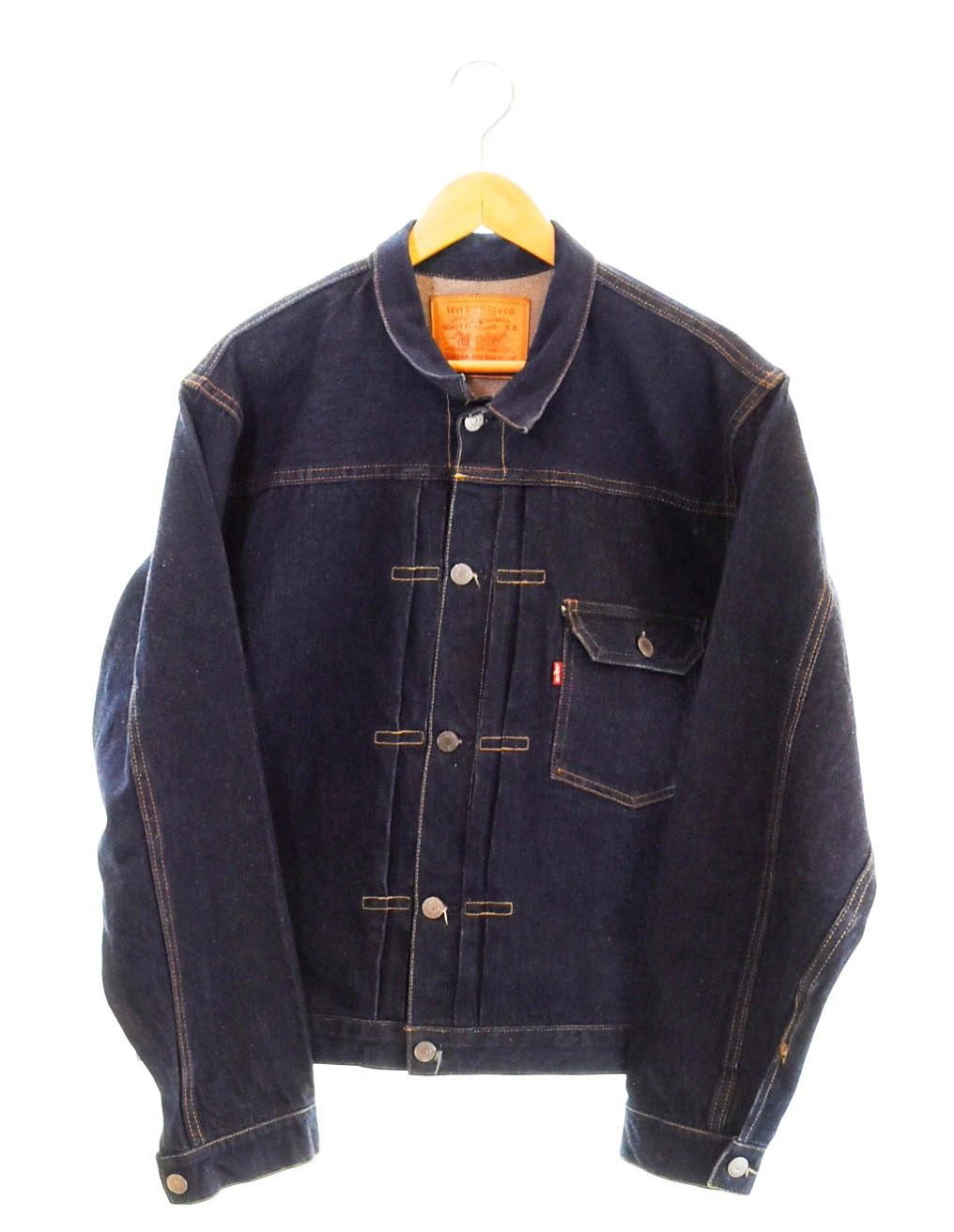 リーバイス Levi's 506XX 1st 復刻 バレンシア工場 ボタン裏555 98年12月米国製 デニムジャケット 70501-0003 44  ジャケット ブルー 103MT-1012 - メルカリ