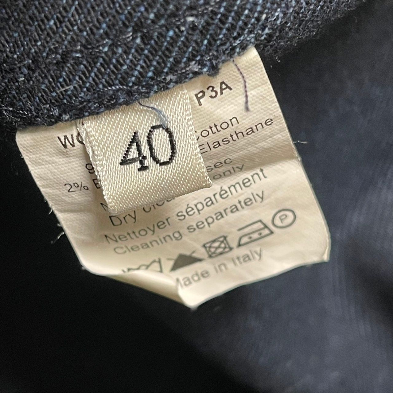 LANVIN×ACNE ランバン アクネ 09SS Denim Collection ノーカラーデニム
