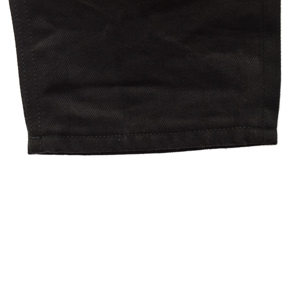 HERON PRESTON (ヘロンプレストン) テープラインブラックデニムパンツ