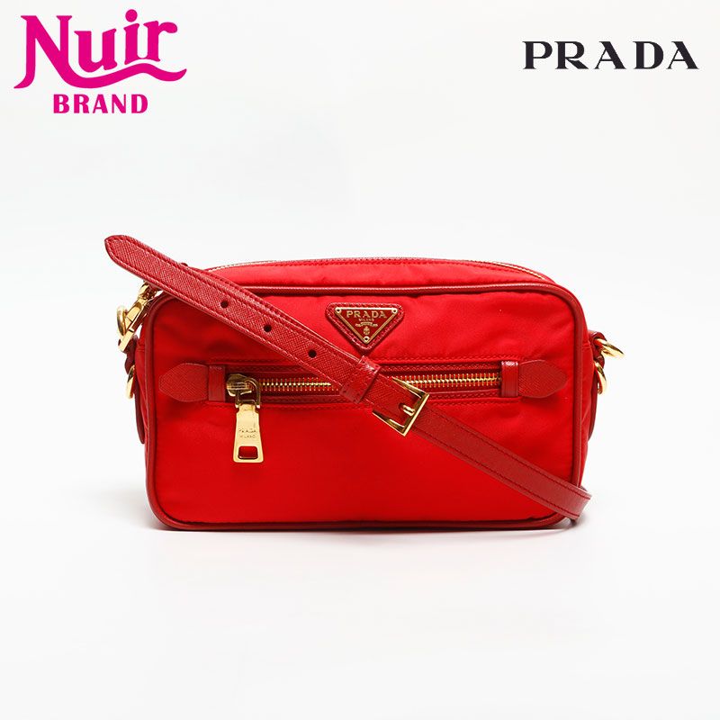 PRADA プラダ ショルダーバッグ ナイロン トライアングル ロゴ