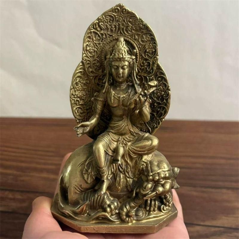 仏教美術 仏像 普賢菩薩仏像 供養仏像 開運 風水 銅製品 工芸品 置物 銅器 仏像 普賢菩薩像乗白象 彫刻 置物 開運 風水 置物 工芸品