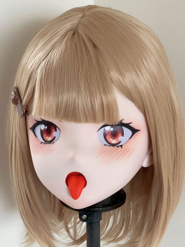 全頭マスク カツラ付き ロック付き NO.79 フルマスク ドール