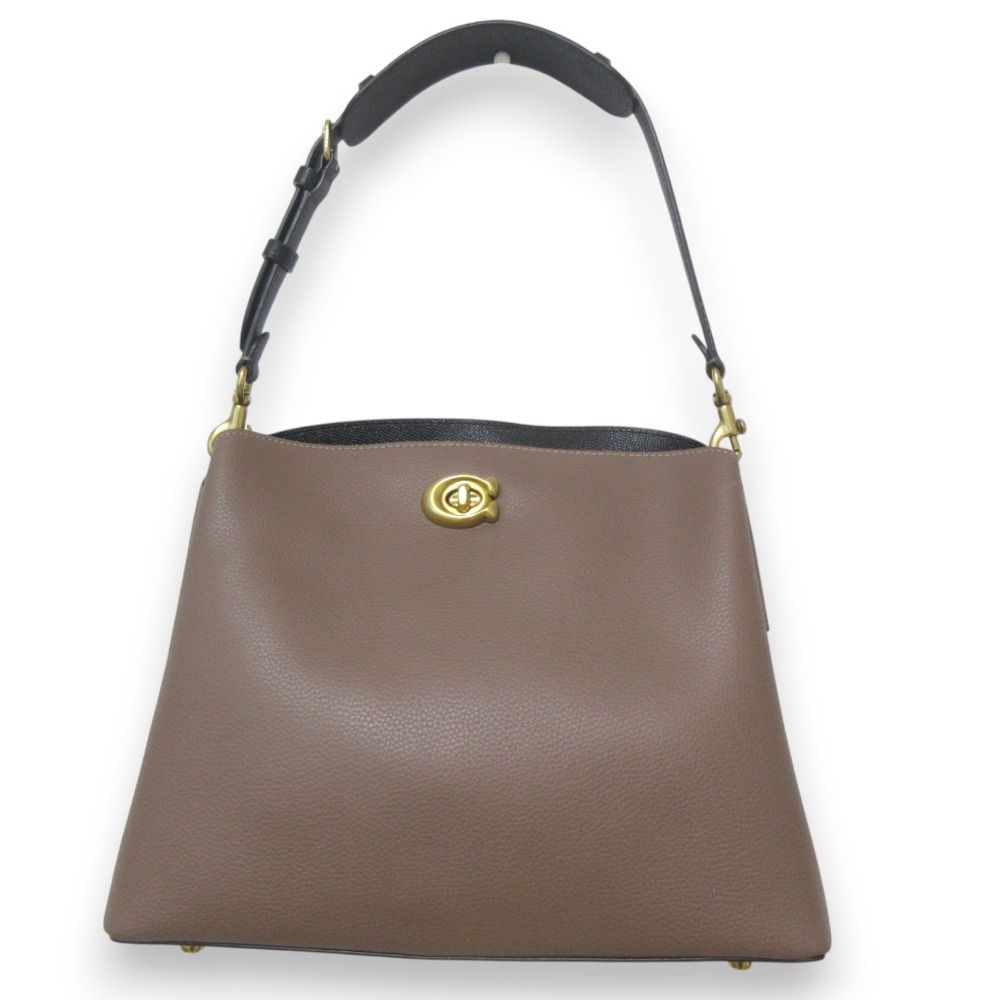 新品同様 24AW COACH コーチ ウィロウ カラーブロック レザー 2Way  