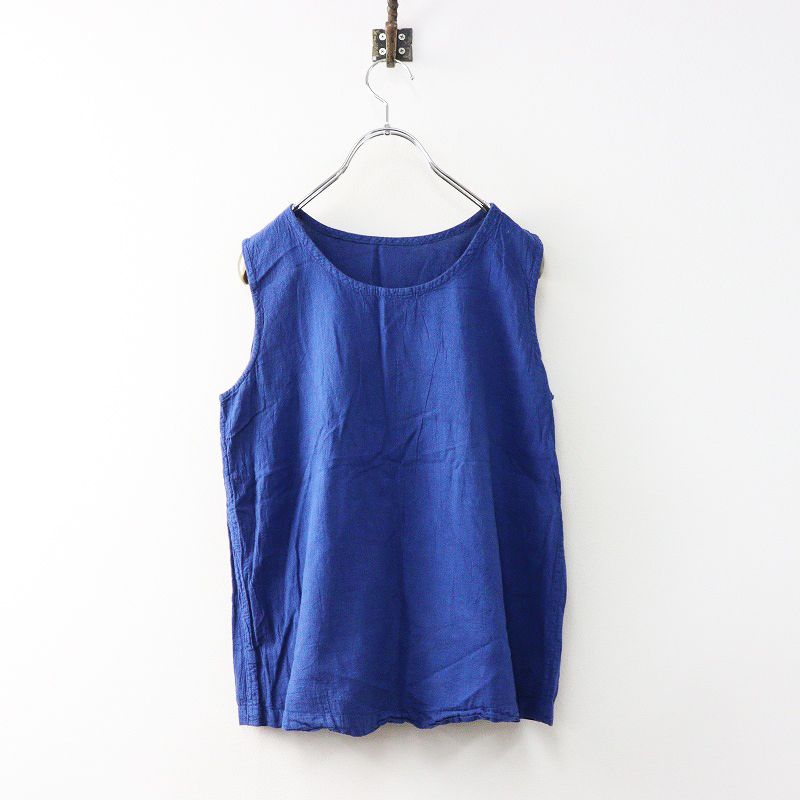 ヂェン先生の日常着　Mサイズ　ブルー ヂェン先生の日常着 タンクトップ M｜ブルー プルオーバー