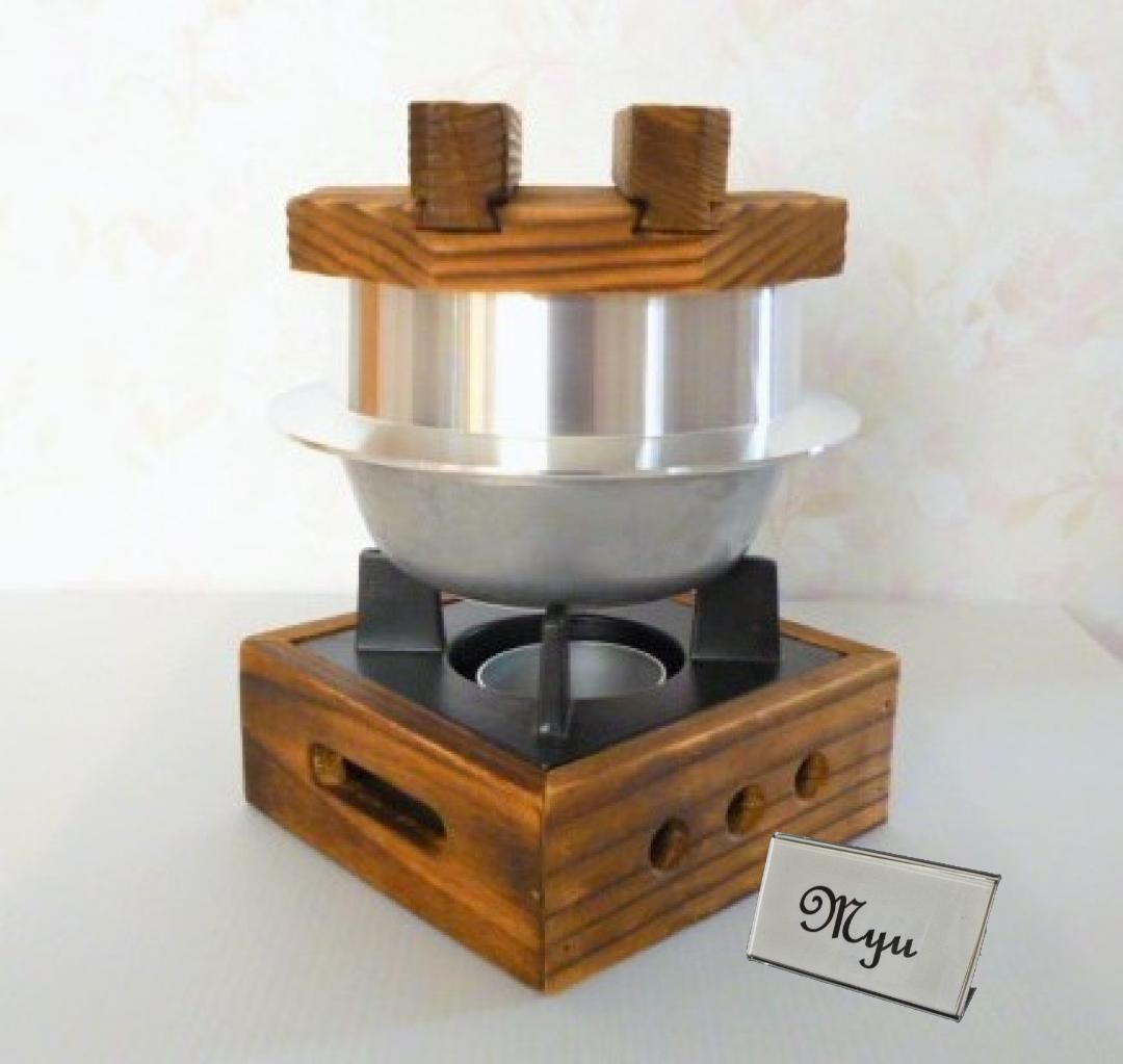 107/ 新品 釜飯セット１合 木製コンロ 日本製 釜めし鍋 炊飯 ご飯 かまど 107⁄ 新品 釜飯セット1合 木製コンロ 日本製 釜めし鍋 炊飯 ご飯 107