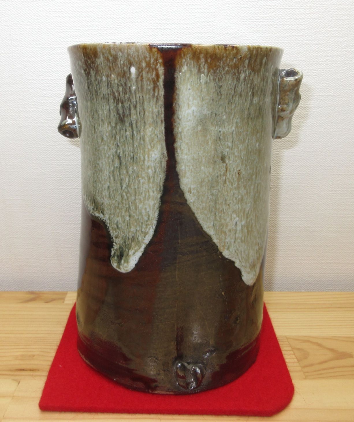 逢絢亭 茶道具 水指 細水指 萬古焼 高取写水指 佐久間芳丘 共箱入り