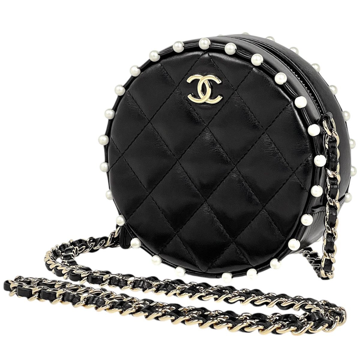 美品⭐︎ CHANEL シャネル　ハーフ ココ キルティング チェーンショルダー シャネル CHANEL ココマーク チェーン ショルダーバッグ マトラッセ