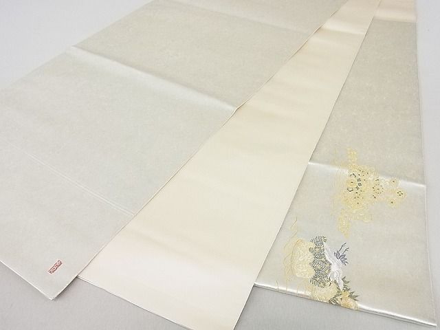 平和屋着物○加賀友禅の巨匠 初代 由水十久 西陣 長嶋成織物 太鼓柄