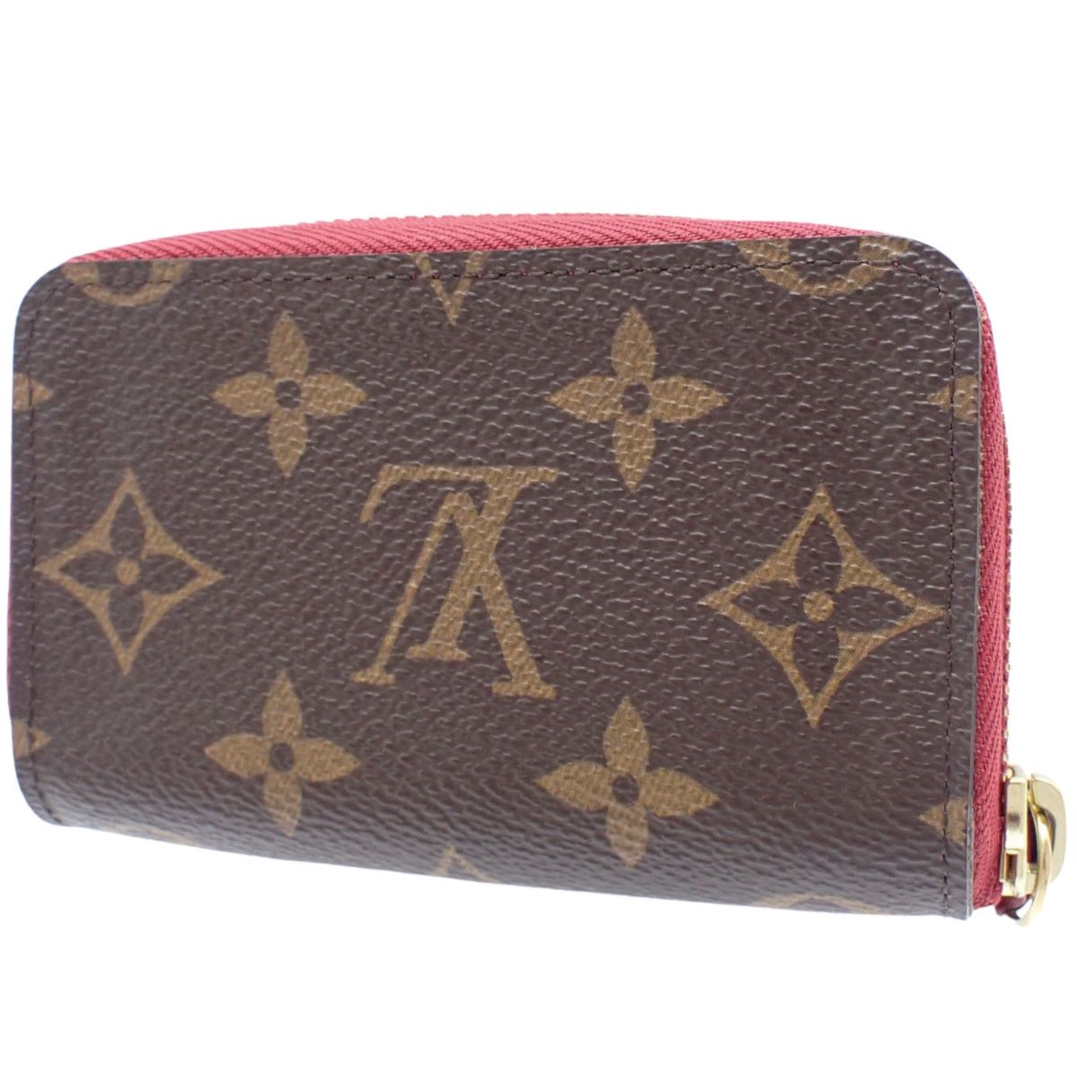 LOUIS VUITTON ルイ ヴィトン モノグラム ミュルティカルト カードケース パスケース カードホルダー ミニ財布 小物 モノグラムキャンバス フューシャ ブラウン茶 ゴールド金具 M61299 レディース 40802158083 アラモード