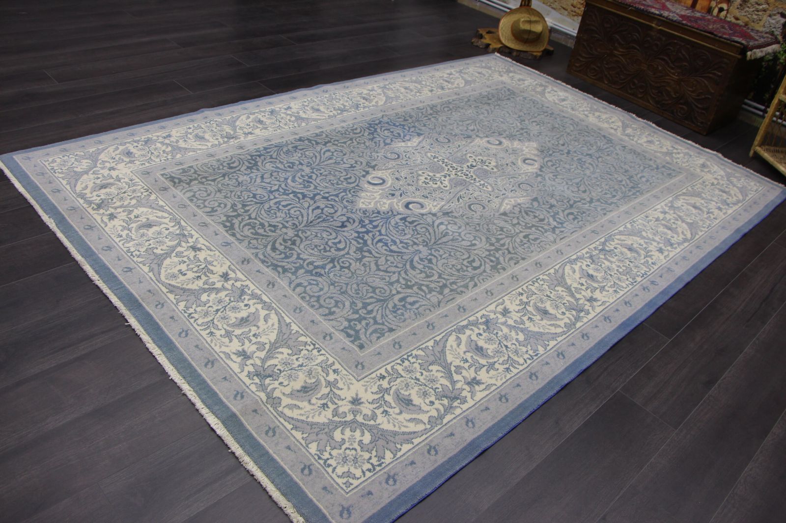 Vol.4アフガニスタン 遊牧民 手織りキリム アクセントラグ 128×88②