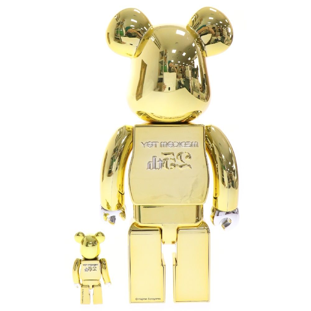 MEDICOM TOY - ベアブリック　ゴールドクロム MEDICOM TOY メディコムトイ BE@RBRICK GARFIELD GOLD CHROME