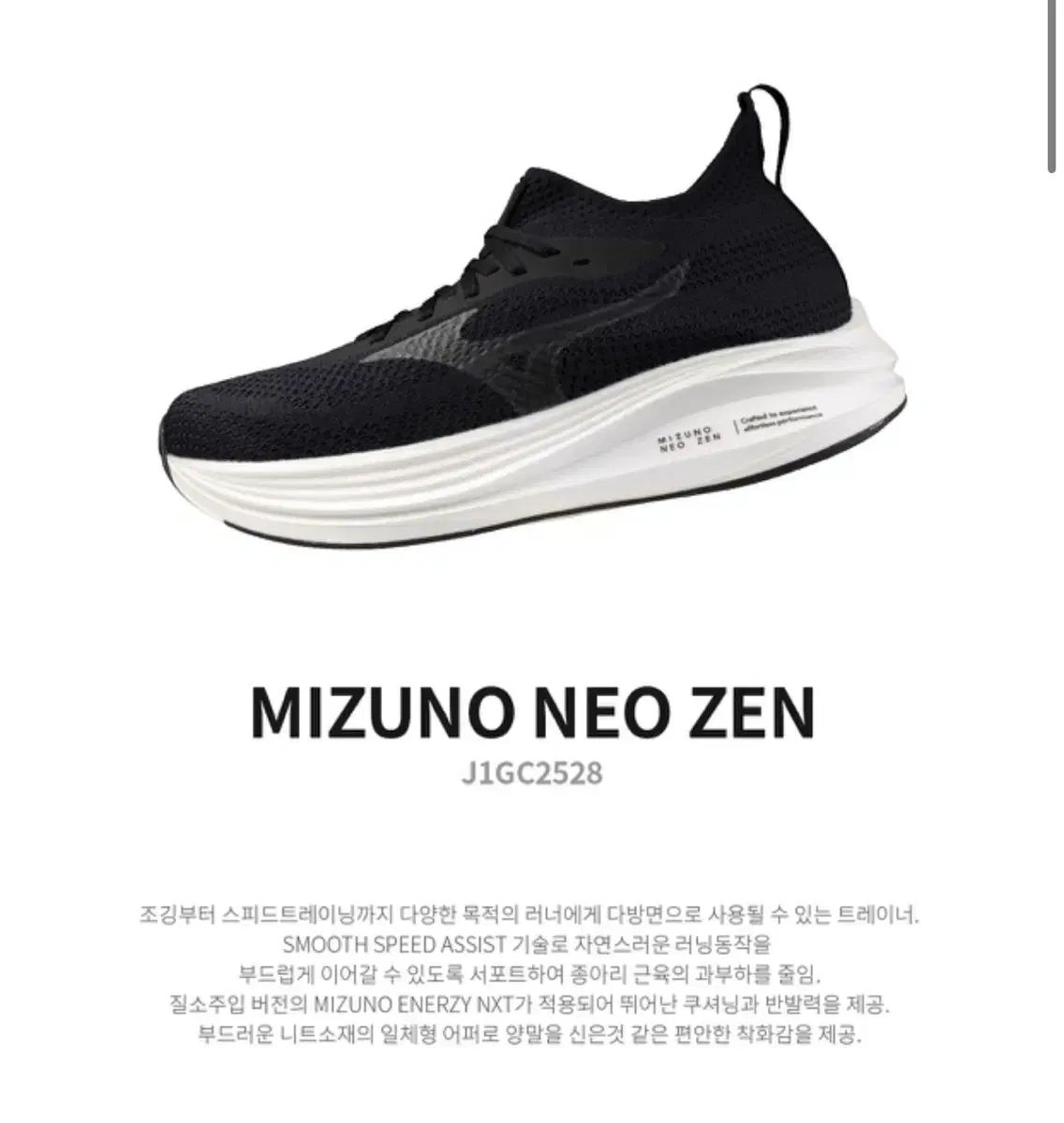mizuno ミズノ ネオジェン 黒 270
