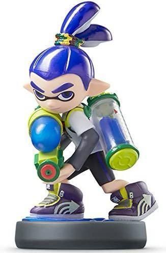 amiibo スプラトゥーン 全3種セット ガール ボーイ イカ - メルカリ