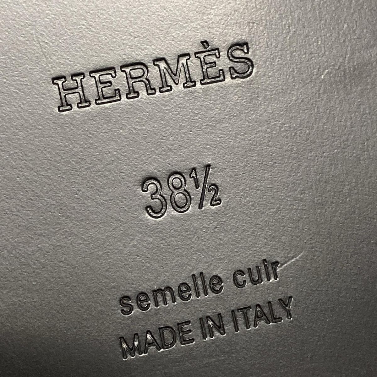 HERMES エルメス ローファー 38 1|2 レディース モカシン ホット H232075Z 黒 ケリー金具|シルバー金具 レザー KIN-KAAI_COM