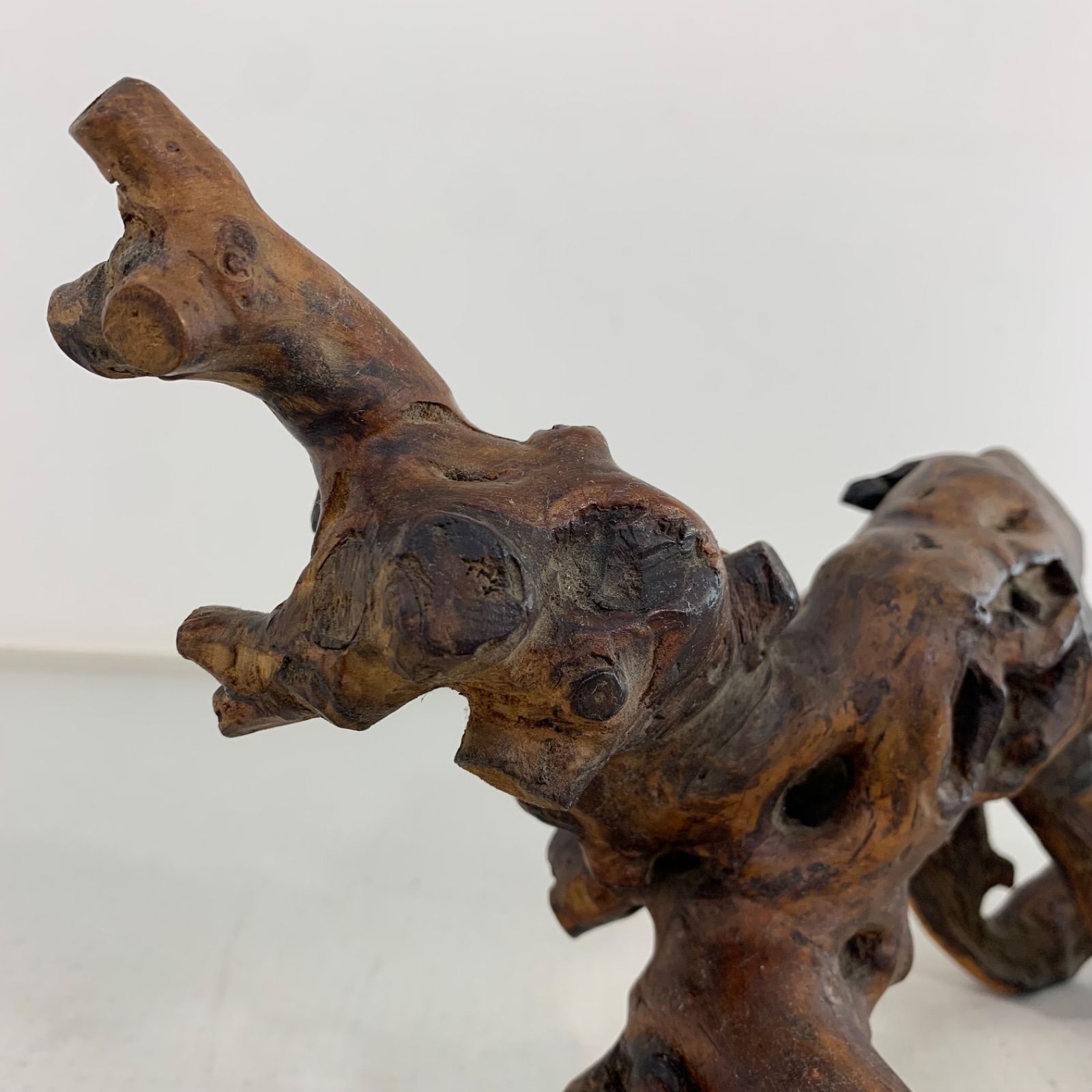 A337◇自然木 天然木 木台 花台 飾台 置物 流木アート 玉杢