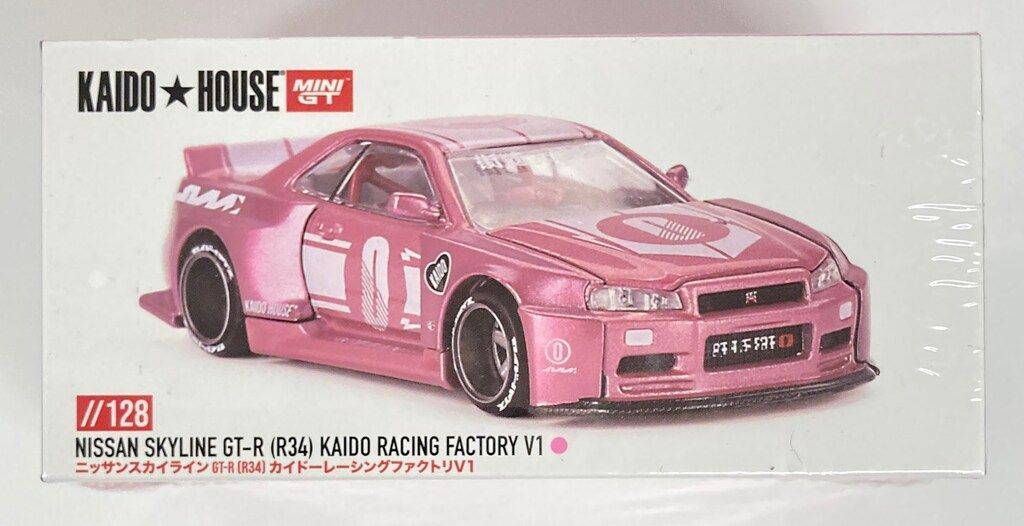 TSM 1/64 MINI GT Nissan スカイライン GT-R R34 KAIDO RACING FACTORY V1 (右ハンドル)