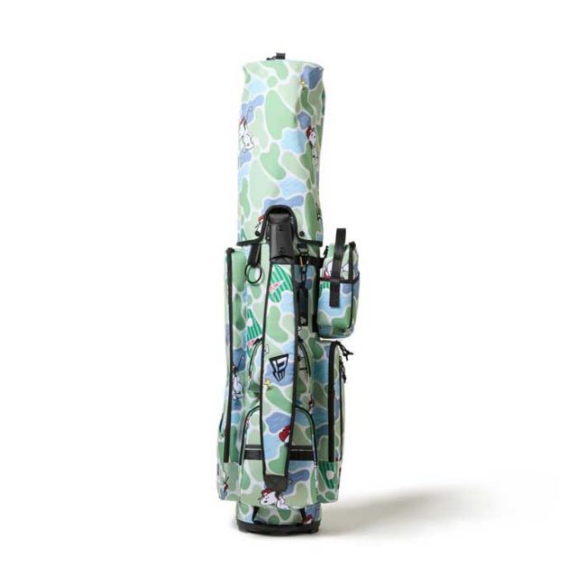 ニューエラ　スヌーピー　キャディバッグ　（ドライバーヘッドカバー付き） ニューエラ スヌーピー キャディバッグ （ドライバー