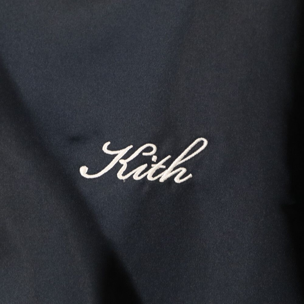 KITH (キス) Gorman Jacket ロゴ刺繍フーデットスタジアムジャケット ゴーマンジャケット スタジャン  22-011-060-0007-3-0 - メルカリ