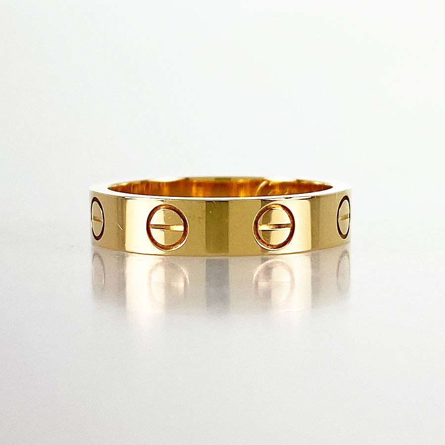 専用　美品✨Cartier ミニラブリング K18WG 48号（約8号） 正規品 カルティエ Cartier ミニラブ K18YG 8号(48) リング sss【中古