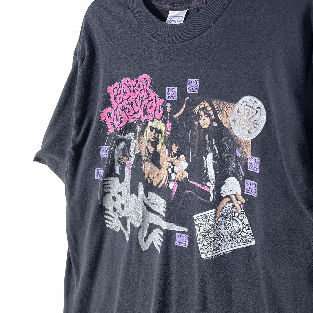 80s ファスタープッシーキャット USA製 ヴィンテージTシャツ
