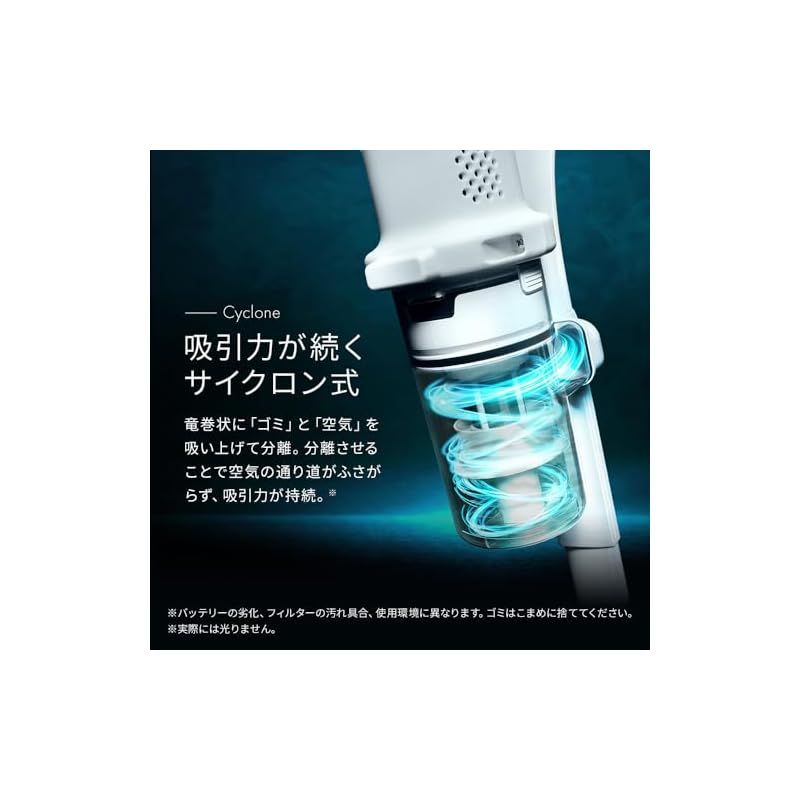 25000pa 強力吸引 11万回転/MINブラシレスモータコードレス掃除